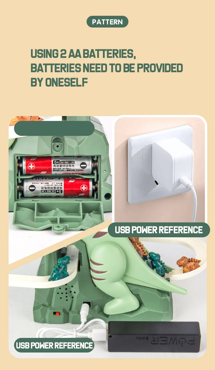 Dinosaur Climbing Slide Music Toy