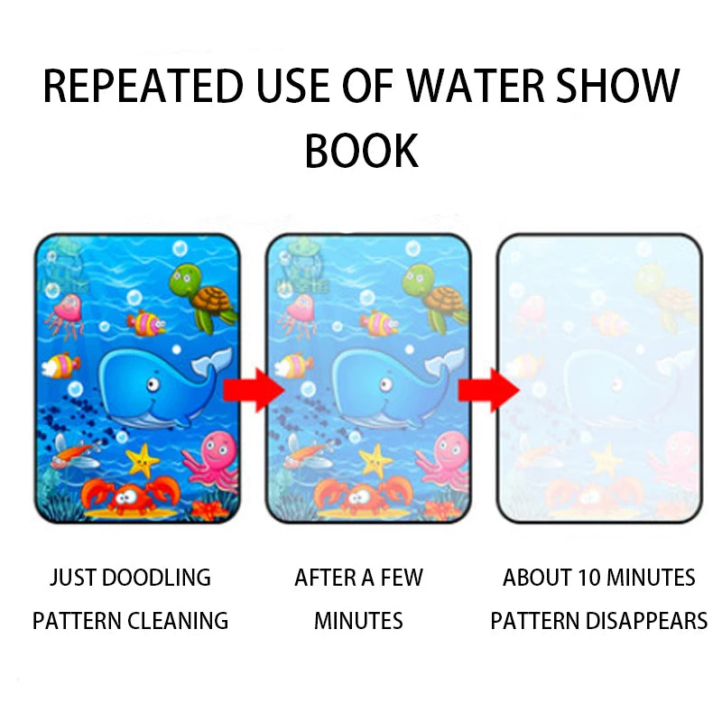 Magic Water Painting Book