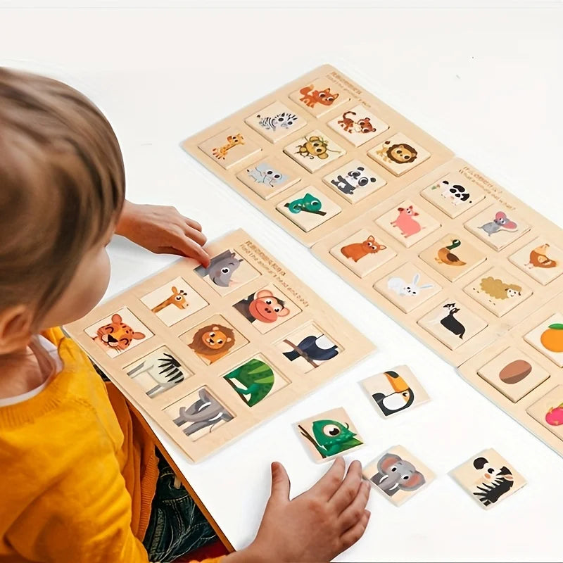 Montessori Wooden Logical Thinking Matching Puzzle