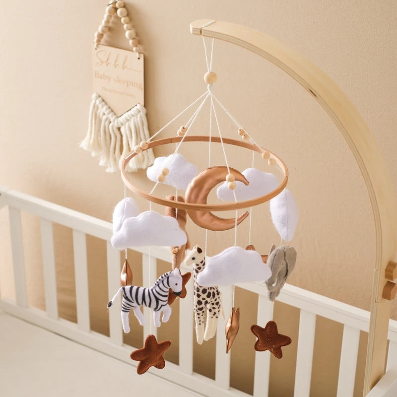 Wooden Hanging Bed Bell Crib