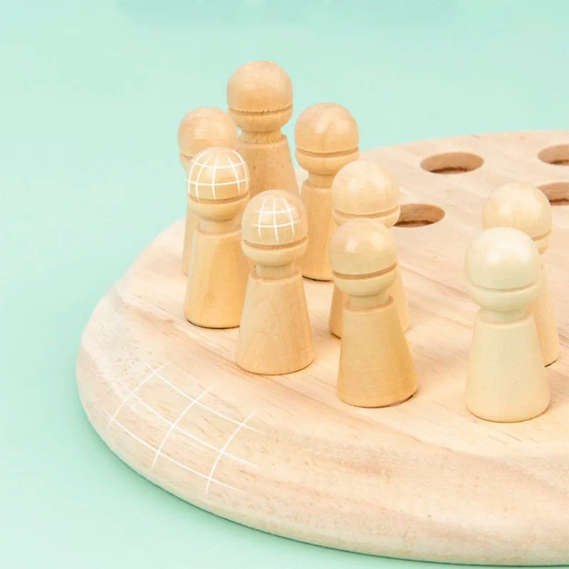 Wooden Memory Match Stick Chess