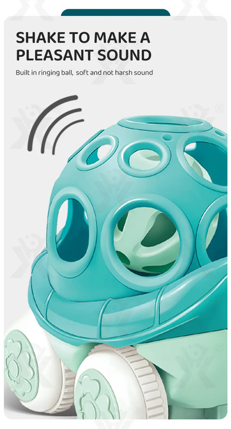 Soft Rubber Push and Go Vehicles