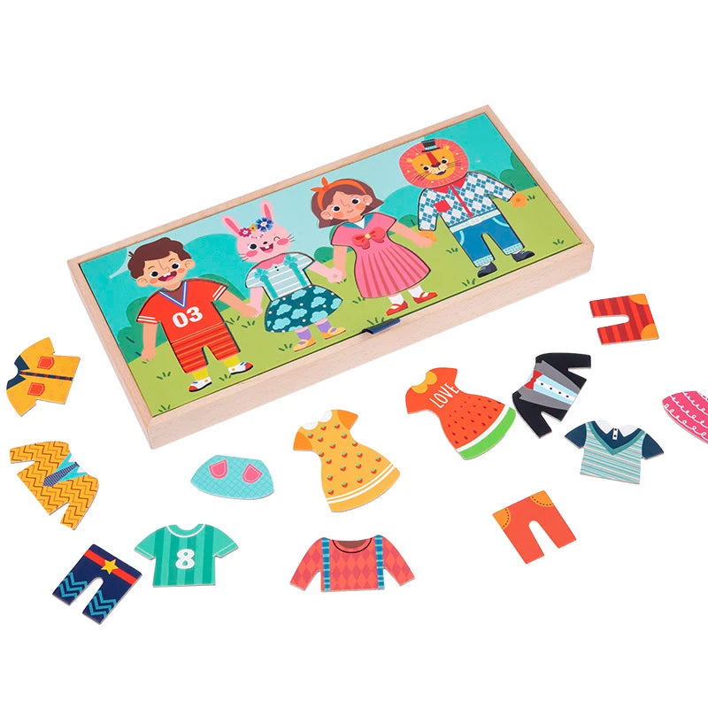 Drying Rack Clothes Dress-Up Puzzle
