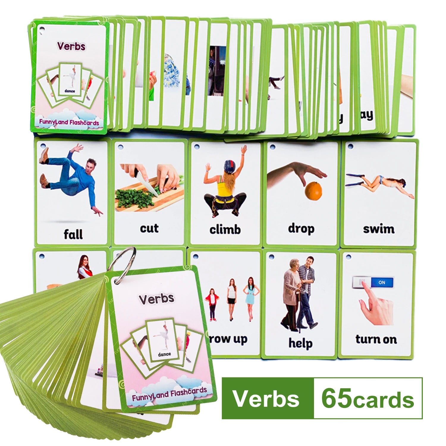 Flashcard Montessori Educational Pocket Cards (Many Choices)