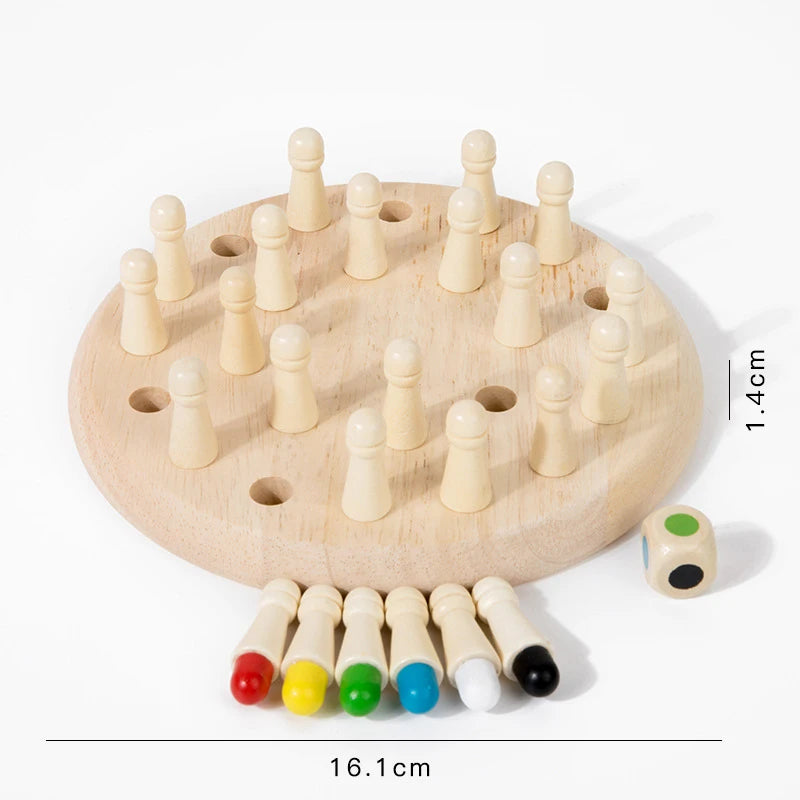 Wooden Memory Match Stick Chess