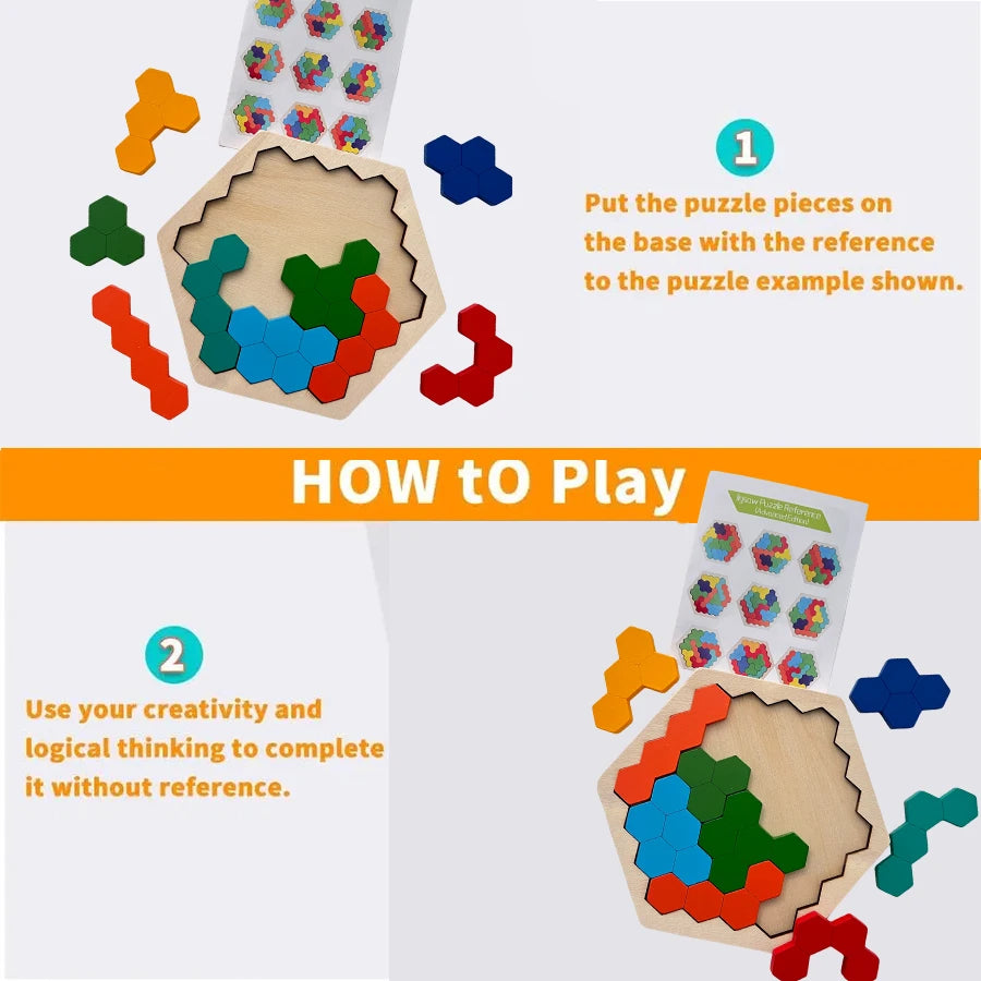 Wooden Tangram Jigsaw Puzzle