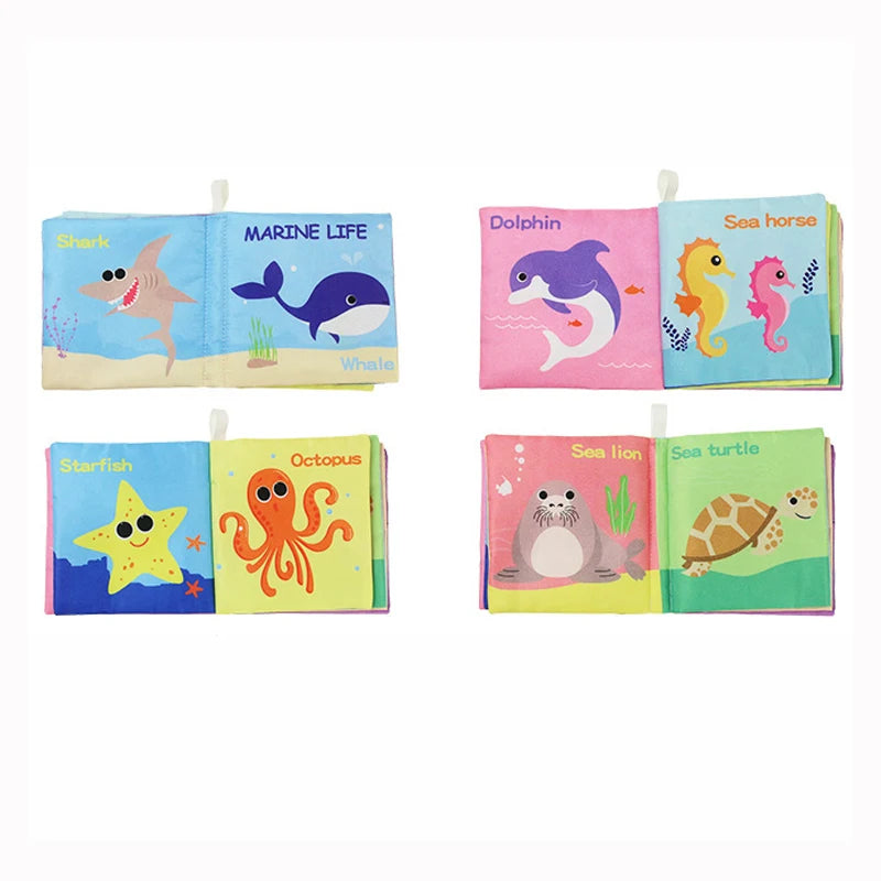 Interactive Montessori Cloth Book