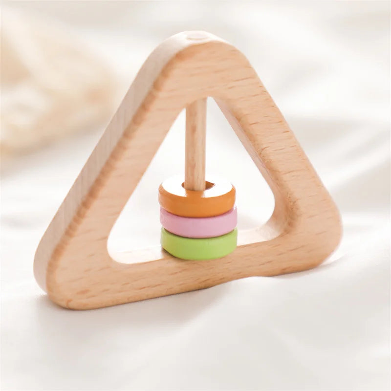 Wooden Chew Handheld Toys