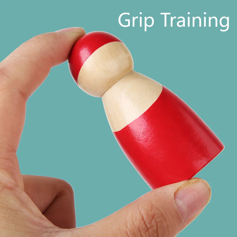 Montessori Wooden Rainbow Puzzle