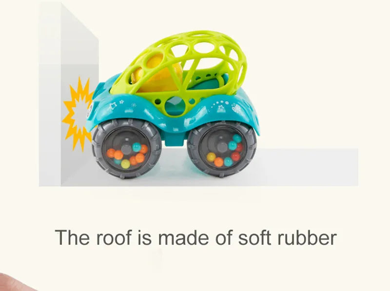 Soft Rubber Push and Go Vehicles