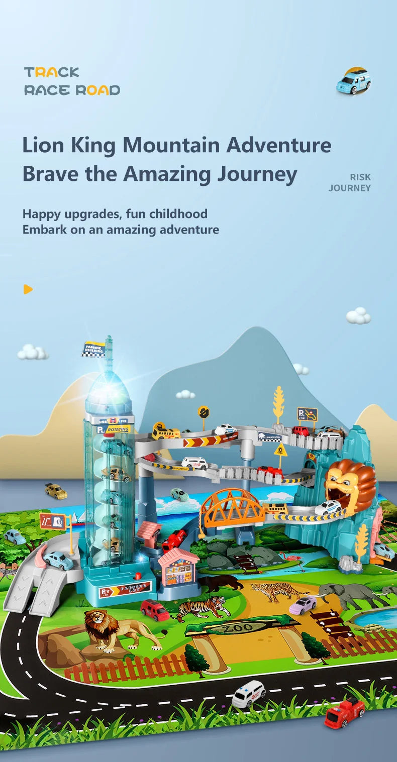 Lion Theme Car Track