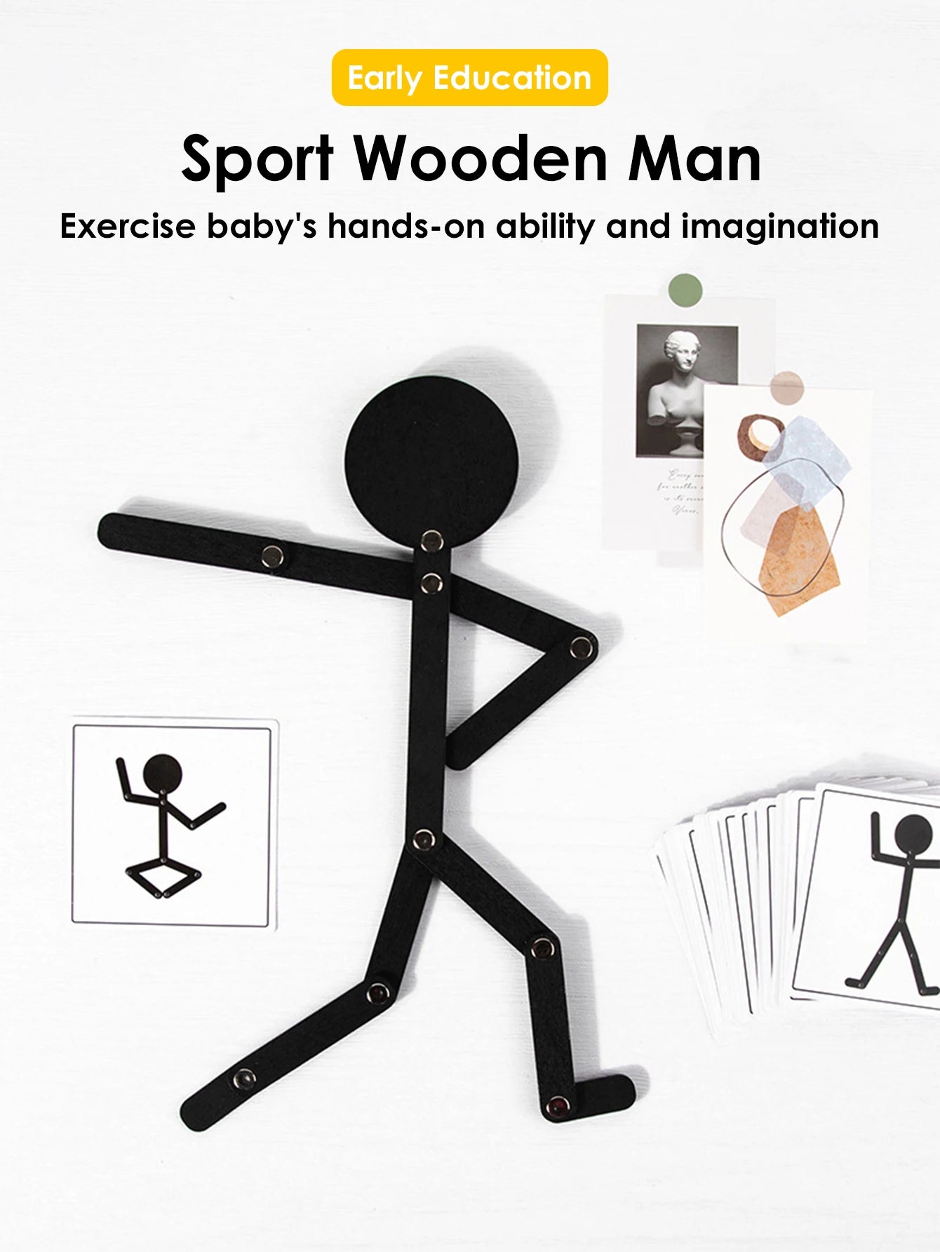 Wooden Stick Men Puzzle Game