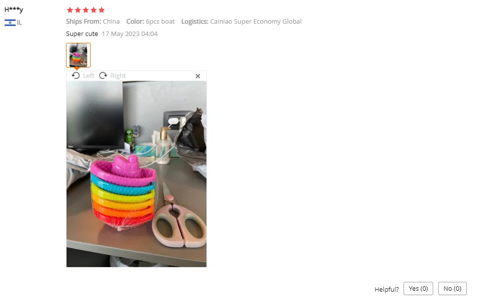 Bath Time Stacking Boats