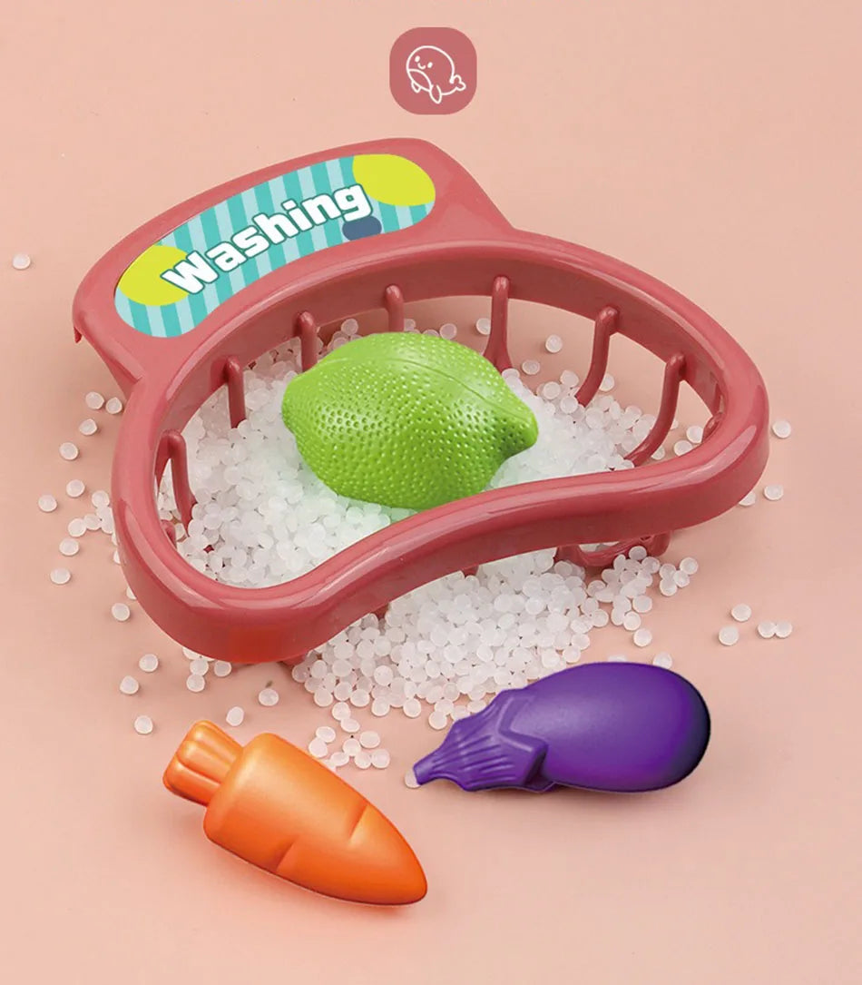 Electric Dishwasher With Running Water Play Set