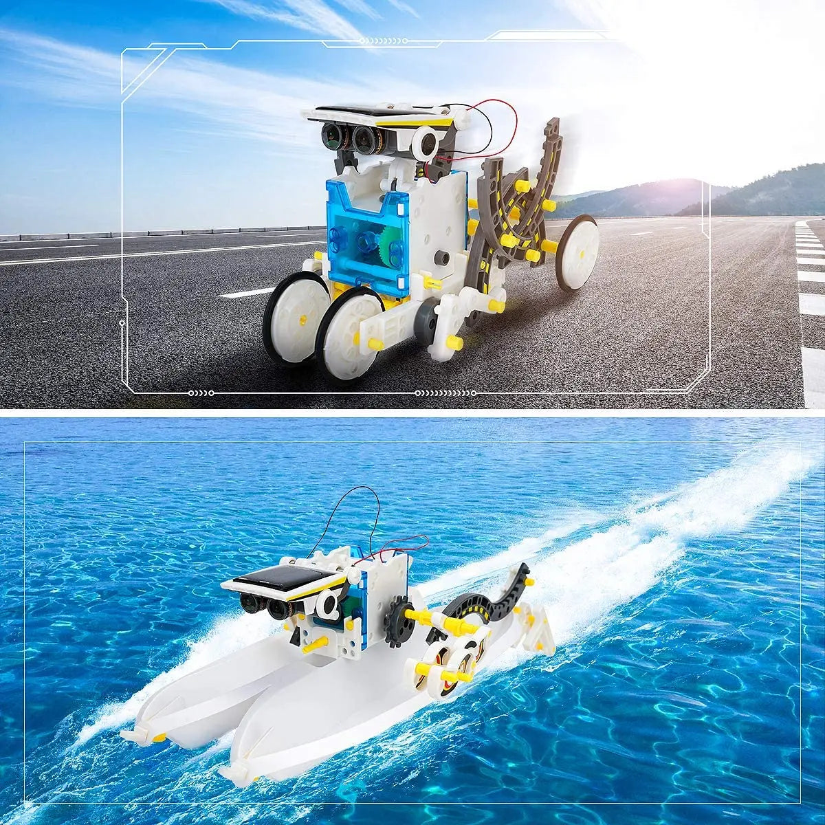 13 In 1 Solar Spaceship Robot Kit