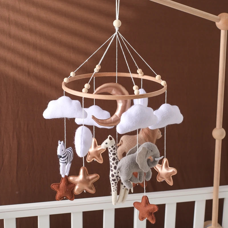 Wooden Hanging Bed Bell Crib