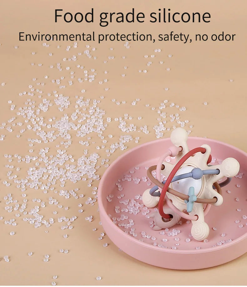 Rattle & Sensory Teether Bed Bell