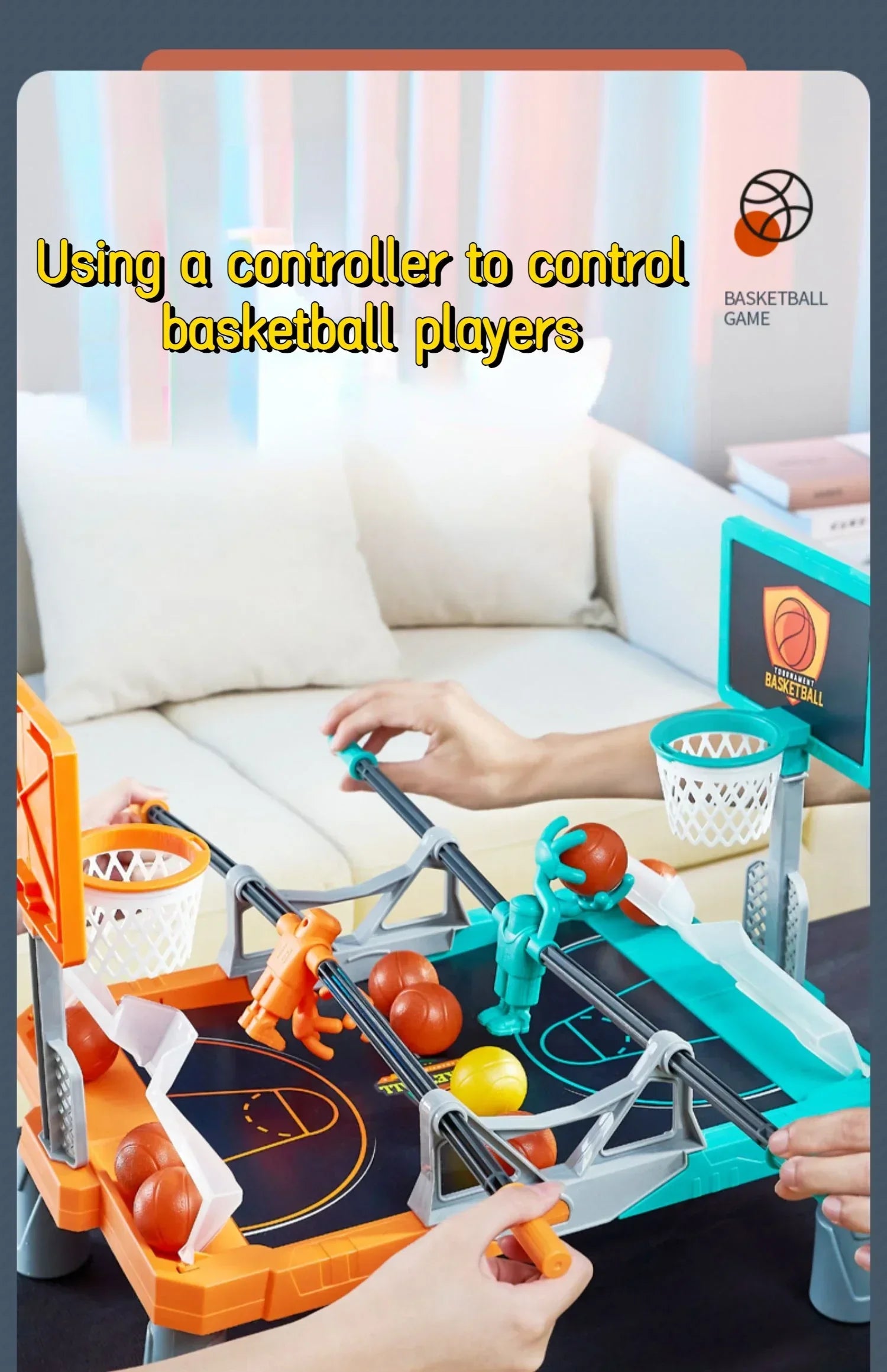 Mini Catapult Fingertip Basketball Game