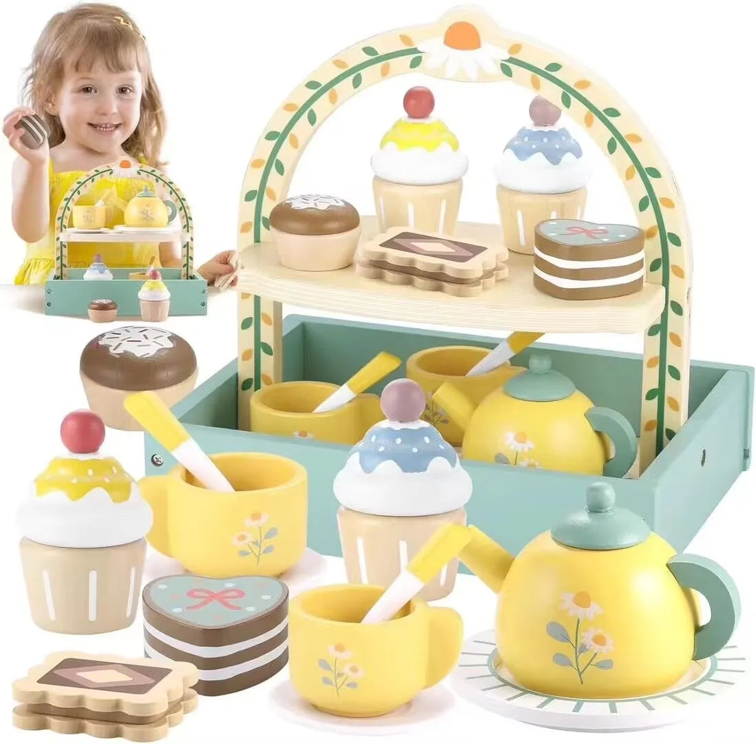 Montessori Wooden Ice Cream Playset