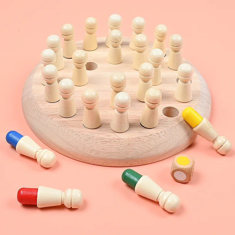 Wooden Memory Match Stick Chess