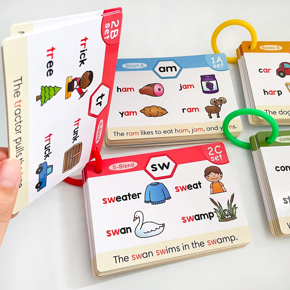 English Phonics Flashcards