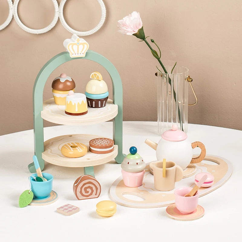 Montessori Wooden Ice Cream Playset