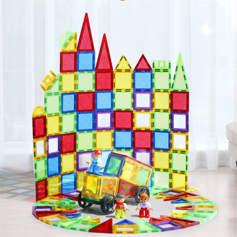 Montessori Magnetic Building Blocks Set