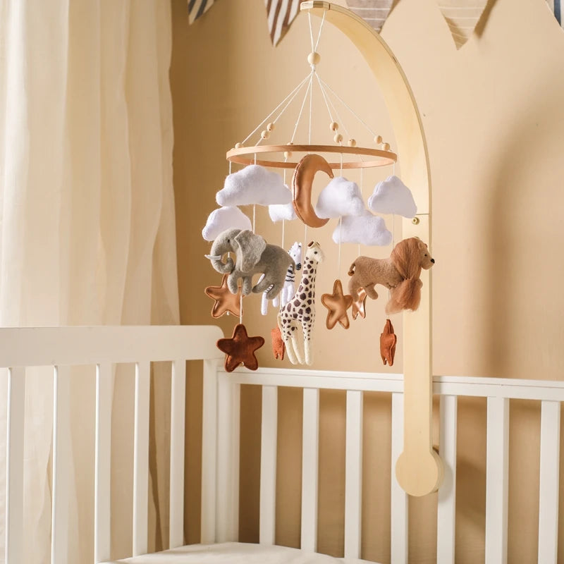 Wooden Hanging Bed Bell Crib