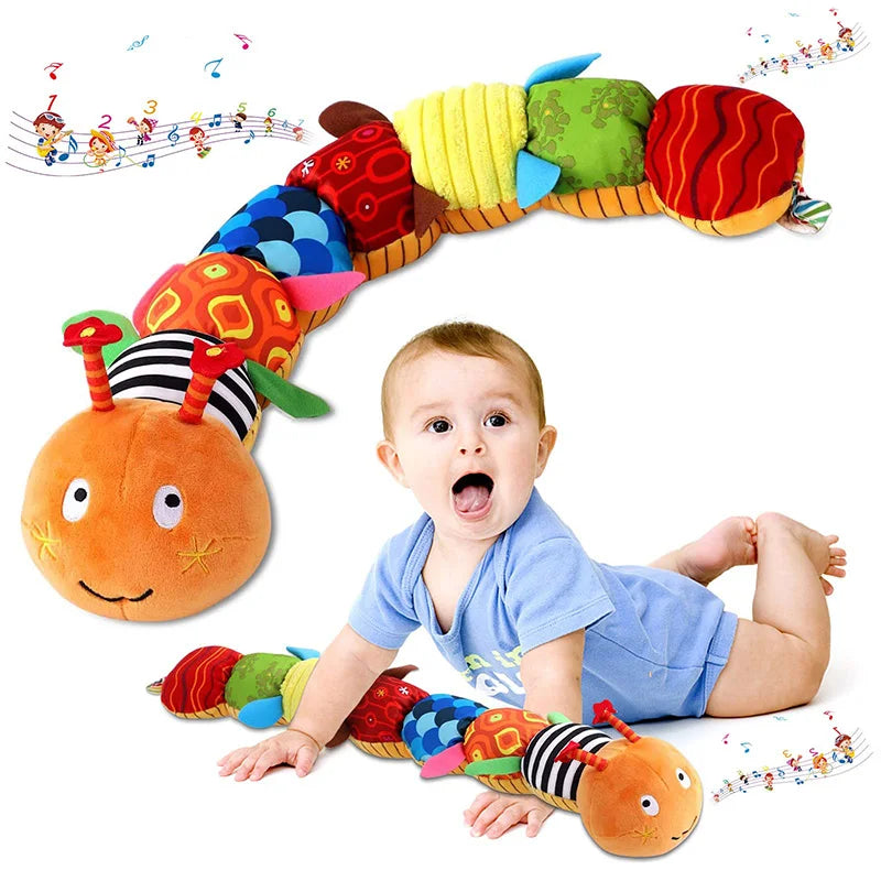 Rattle Musical Soft Caterpillar