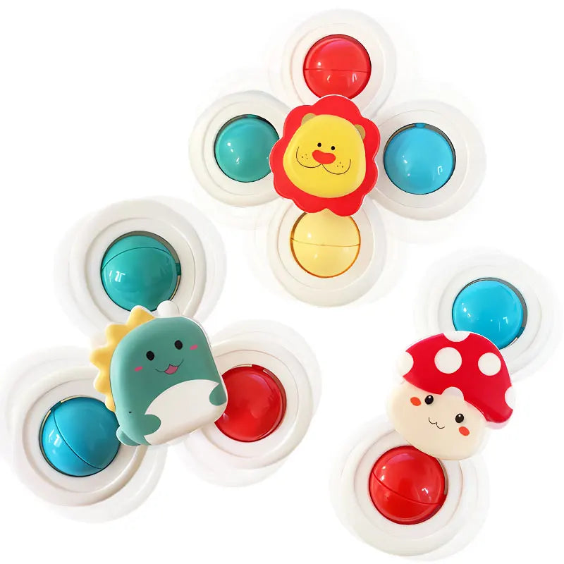 Suction Cup Spinning Cartoon Animal