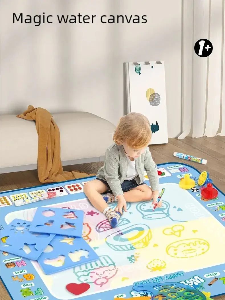 Montessori Magic Water Canvas Coloring Doodle Board