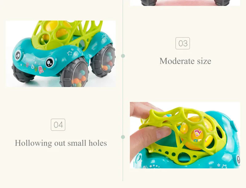 Soft Rubber Push and Go Vehicles