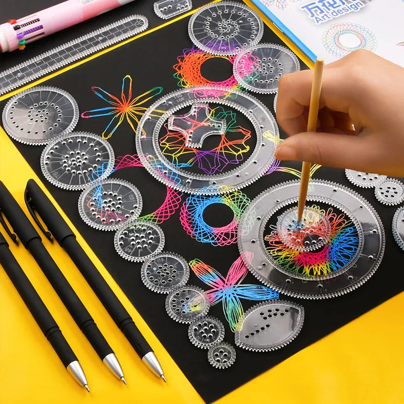 Spirograph Geometric Ruler Drawing Set