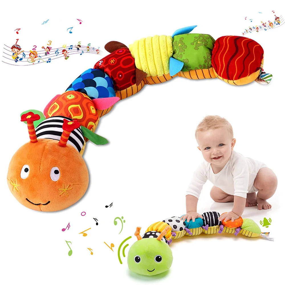 Rattle Musical Soft Caterpillar