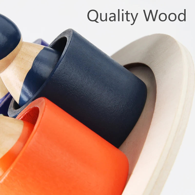 Montessori Wooden Rainbow Puzzle