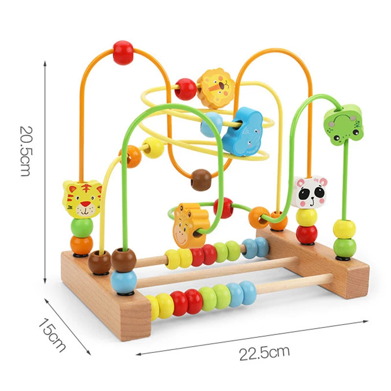 Montessori Wooden Roller Coaster Toys