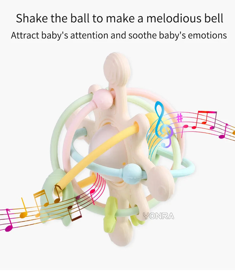 Rattle & Sensory Teether Bed Bell