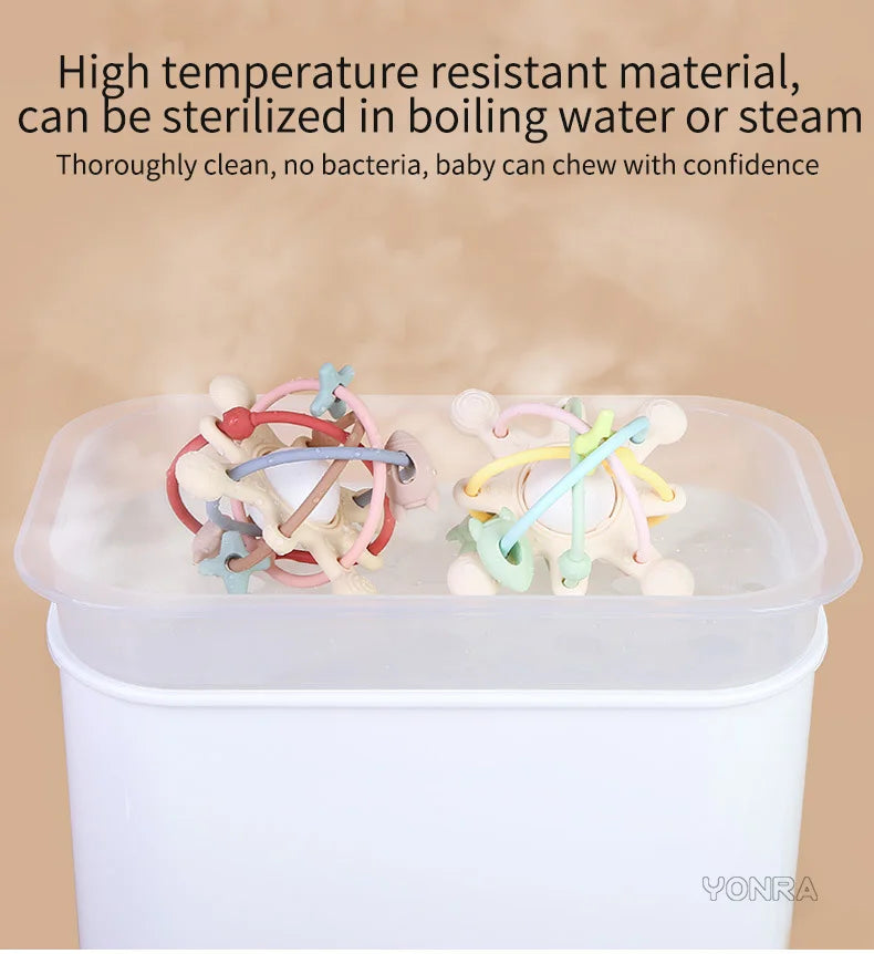 Rattle & Sensory Teether Bed Bell