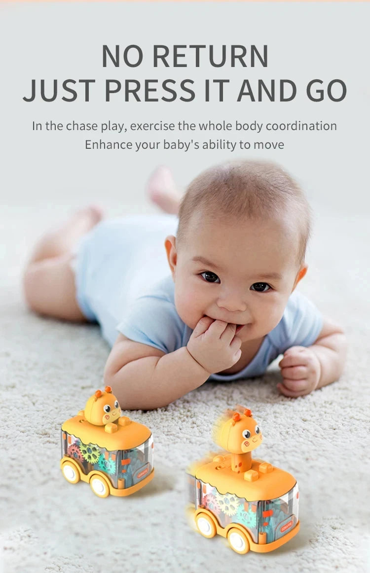 Press and Go Gear Car