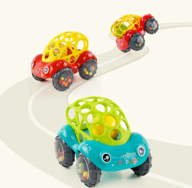Soft Rubber Push and Go Vehicles