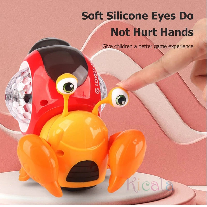 Crawling Crab With Music Light Up