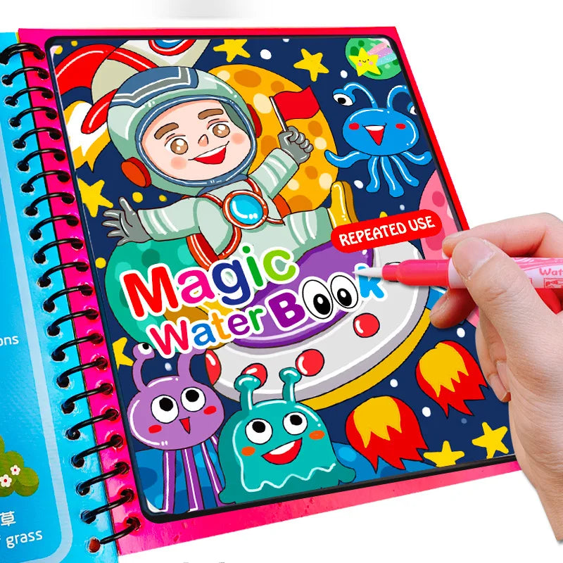 Magic Water Painting Book
