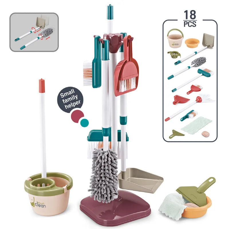Cleaning Tool Toys Set