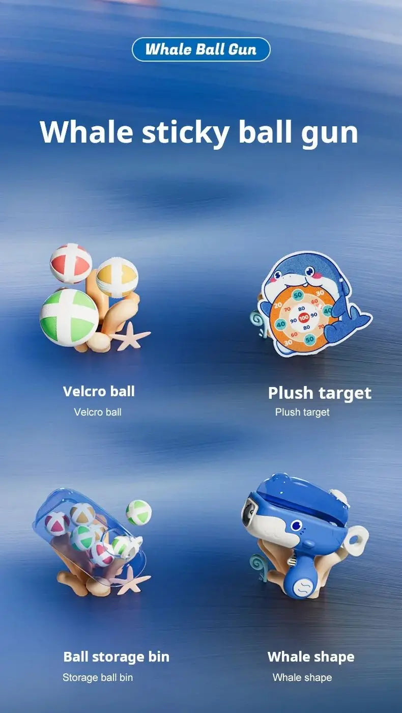 Whale Sticky Dart Ball Game