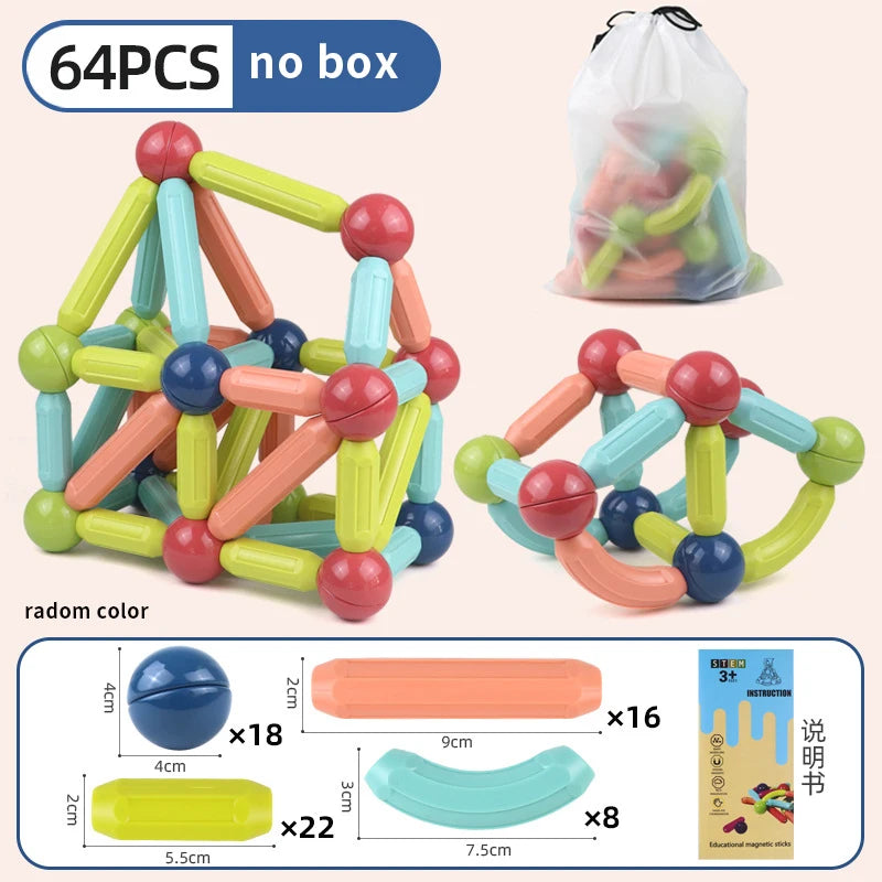 STEM Magnetic Constructor Blocks Set