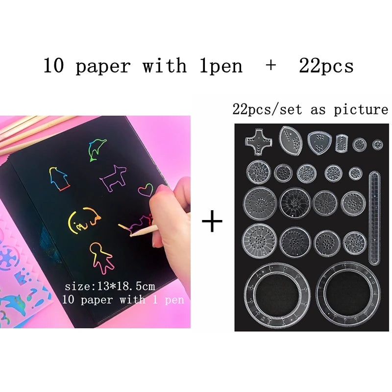 Spirograph Geometric Ruler Drawing Set