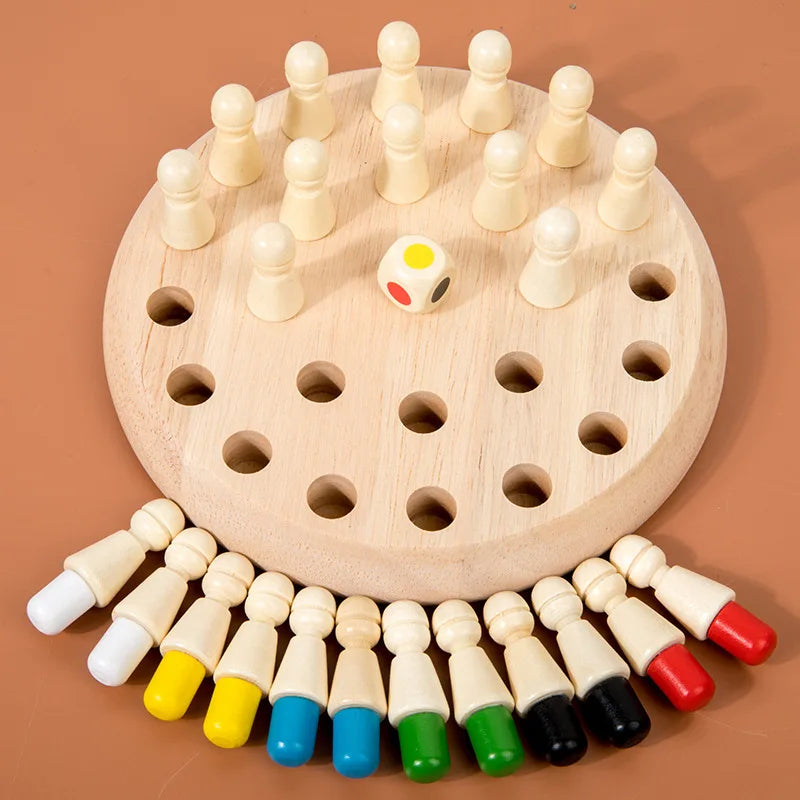 Wooden Memory Match Stick Chess