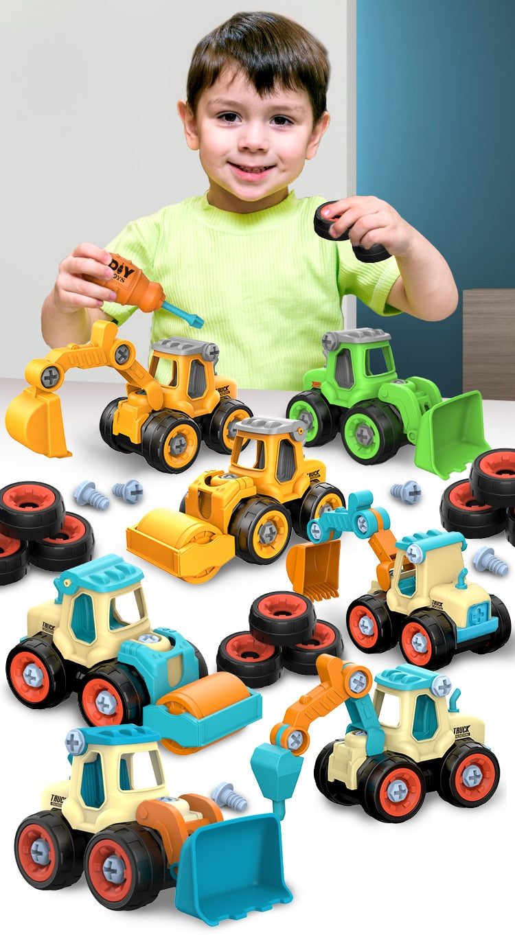 DIY Construction Truck Toy - Little Smart Minds Little Smart Minds Little Smart Minds